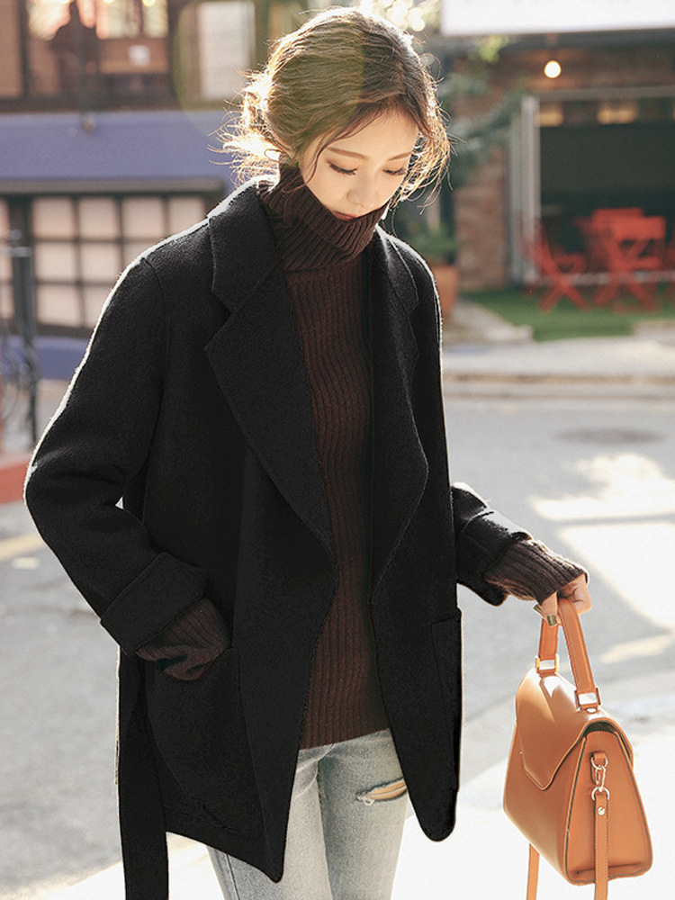 Double-sided Cashmere Coat Women's Short Short