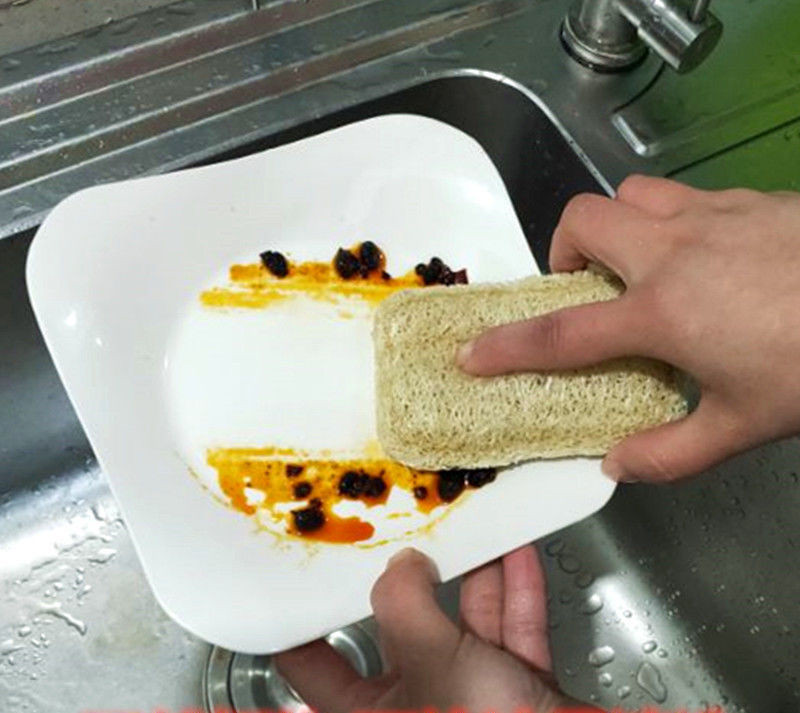 Double-sided Thickened Loofah Dish Towel