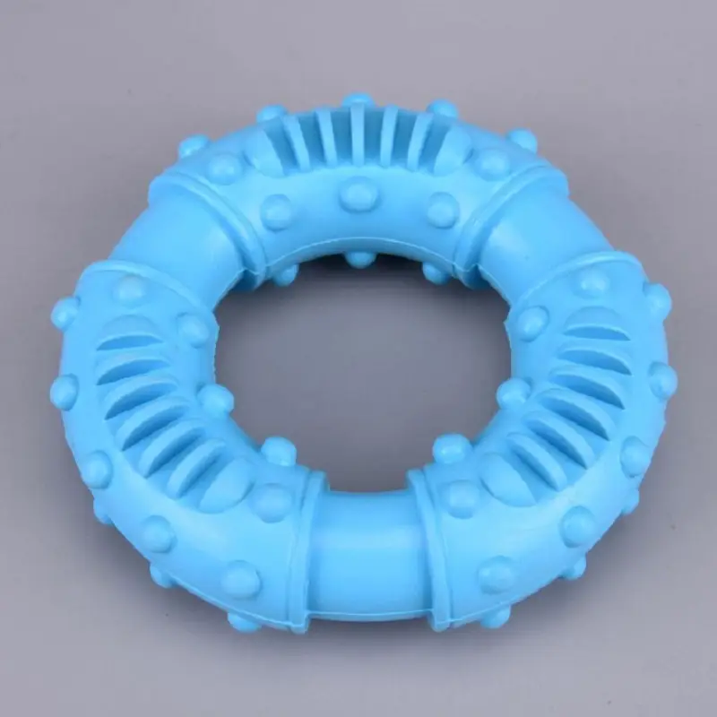 Pet Supplies Chewing Teeth Cleaning Teeth Rubber Interactive Circle Dog Toy Donut Donut Pet Toy