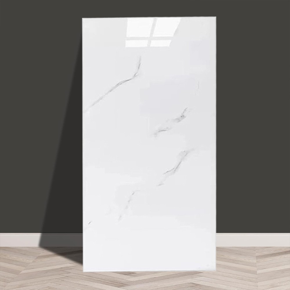 12X PVC Marble Tiles Wall Sticker Self-Adhesive Stick Kitchen Bathroom Decor 5