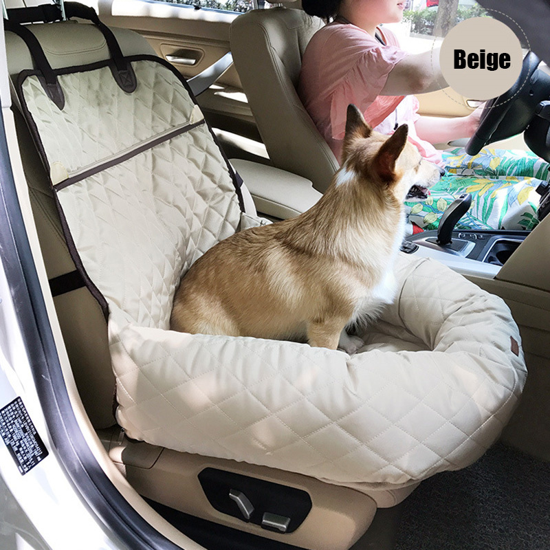 Title 5, 2 in 1 Pet Dog Carrier Folding Car Seat Pad Thi...