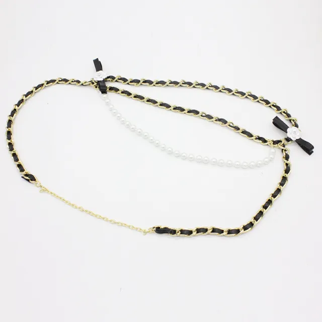 Pearl Waist Chain Female Small Fragrance Accessories Metal Waist Chain - Shop at LoveMi
