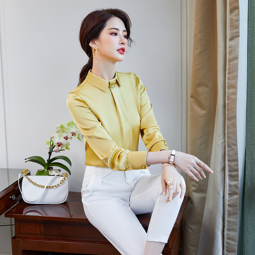 Women's Top Slim Business Wear Chiffon Shirt