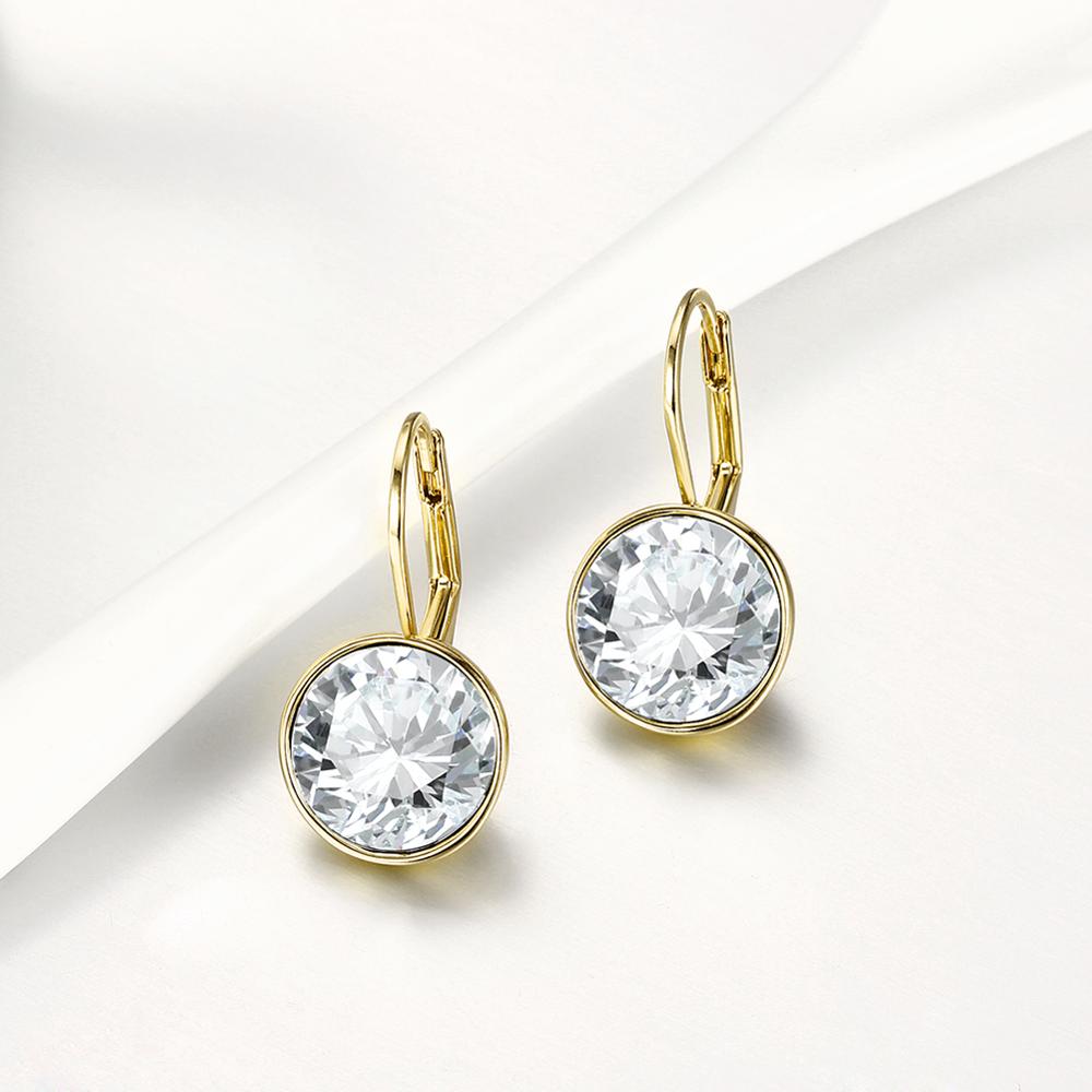 Women's Zircon Earrings Ins Japan And South Korea Sweet Fashion Trendy Small
