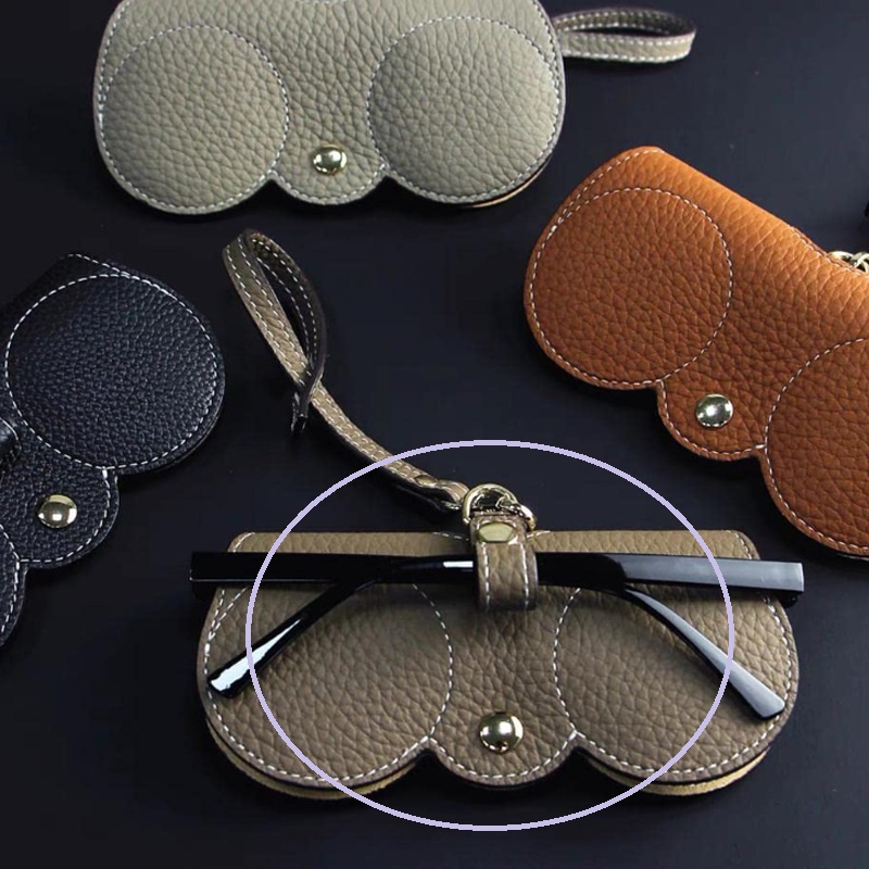 New PU Portable Simple Glasses Bag - Image 11