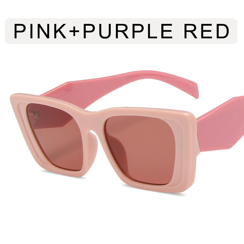 Pink Frame Purplish Red Lens