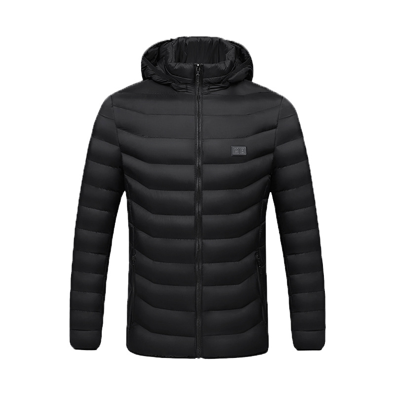 Double Control Nine District Hooded Long Sleeve Coat