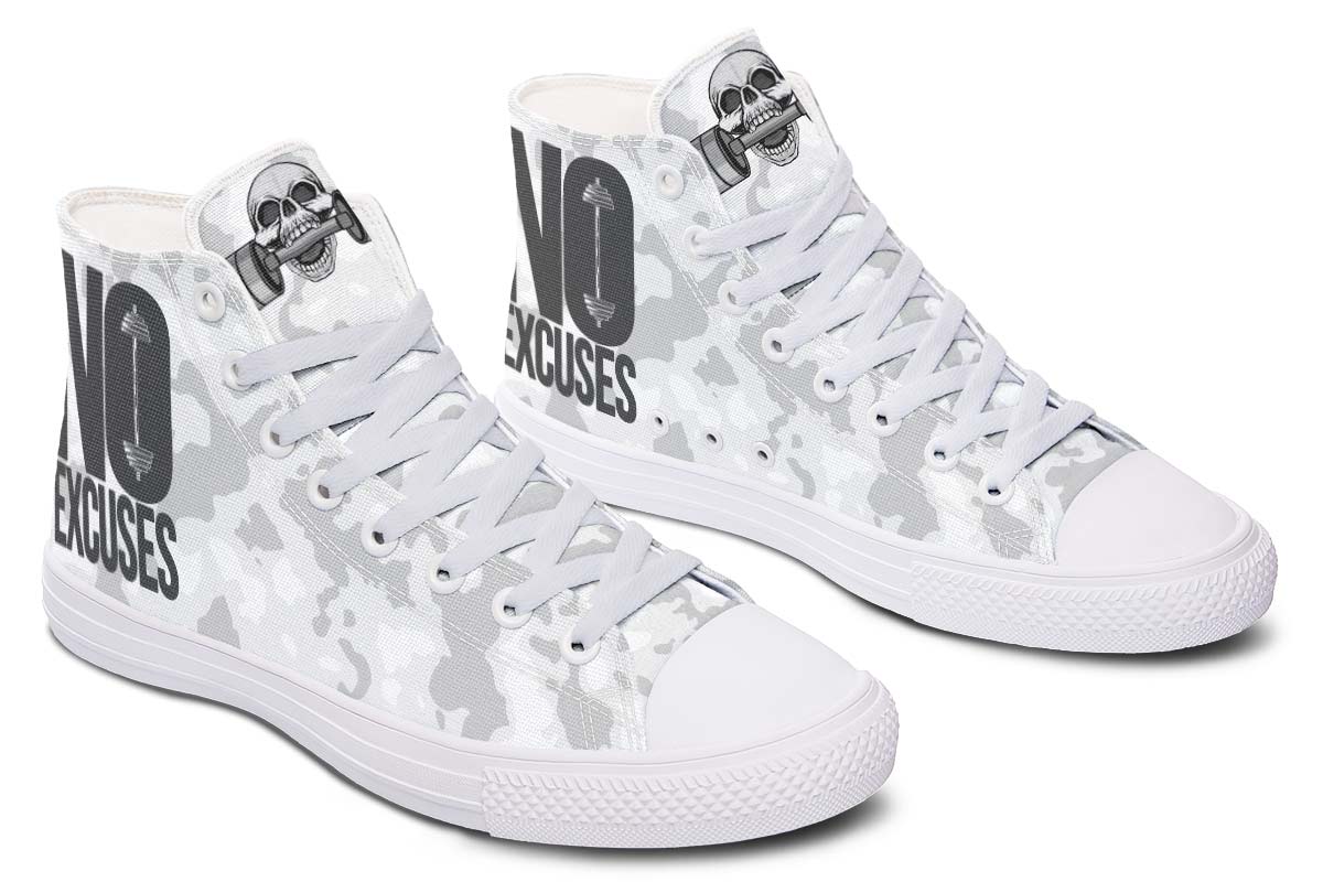 Printed Couple High-top Canvas Shoes