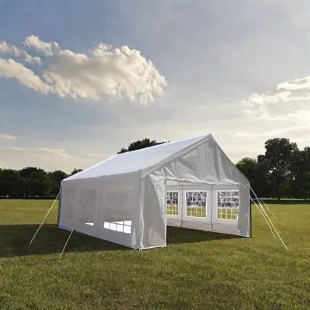 20x20 Feet Party Tent Heavy Duty Marquee Canopy Outdoor Wedding Tent Carport Events Shelter Tent For Parties BBQ With Storgae Carry Bags