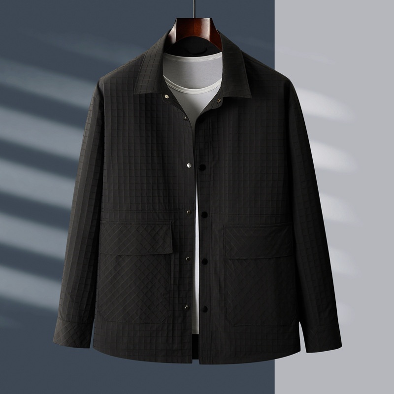 Plus Size Spring And Summer New Loose Casual Plaid Shirt Coat