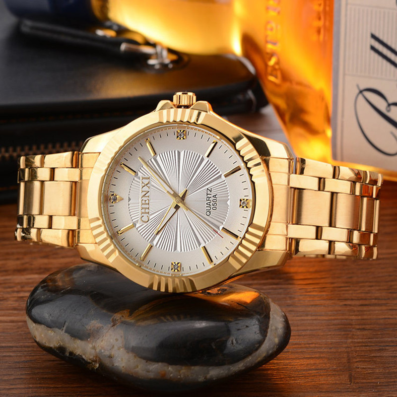 Business Men's Watches Fashion Full Gold - Image 1