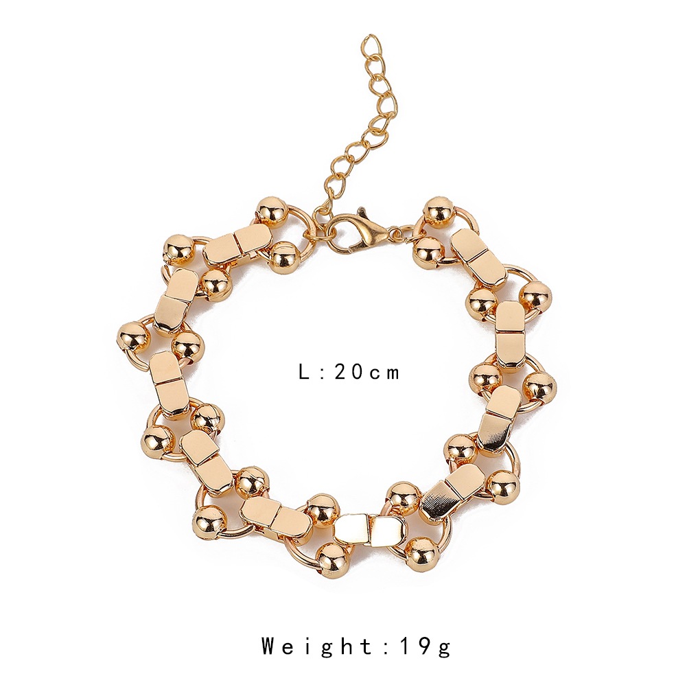 Heart-shaped Handmade Stitching Hollow Bracelet