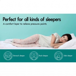 5CM Mattress Topper-Black-153x203