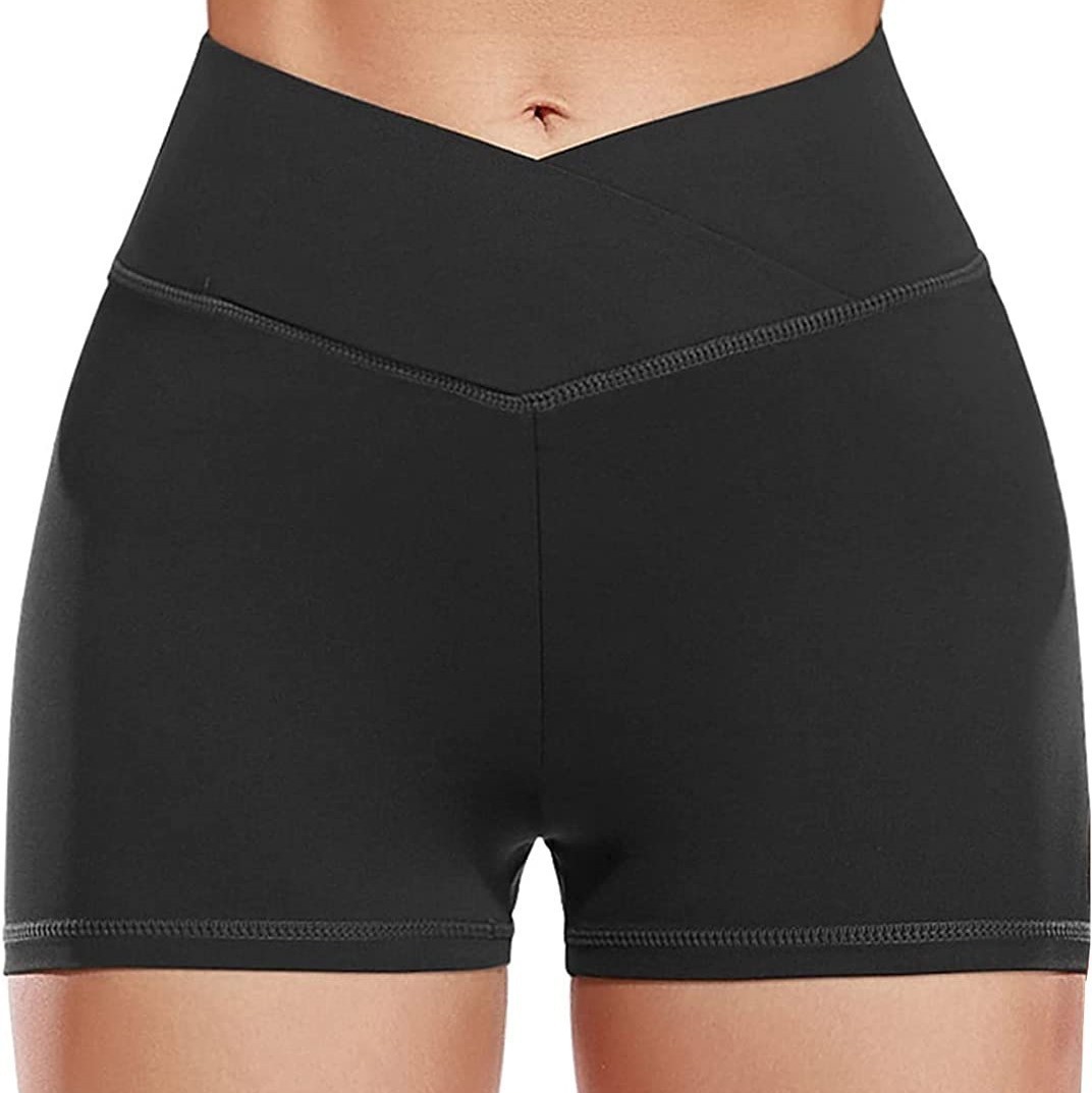 Summer New Fashion Slim Fit Slimming Naked-Feel Yoga Shorts High-Waist Butt-Lifting Yoga Shorts For Women,