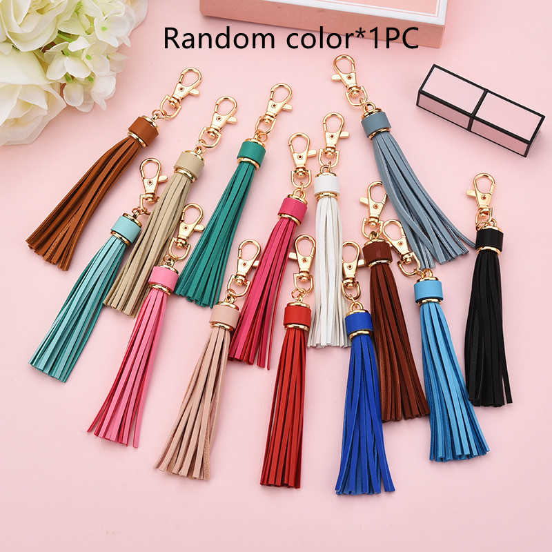 Creative Cute Handbag Accessories Tassel Keychain