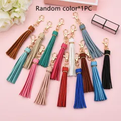 Creative Cute Handbag Accessories Tassel Keychain - Random Colour - View 1