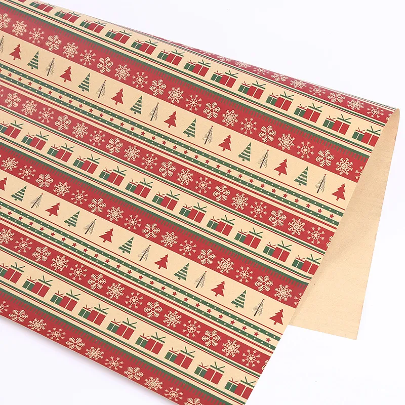 Thickened Wrapping Paper For Christmas Gifts - Snowflake