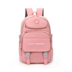 Women's New Large-capacity Trendy Light And Casual Backpack - Pink - View 1