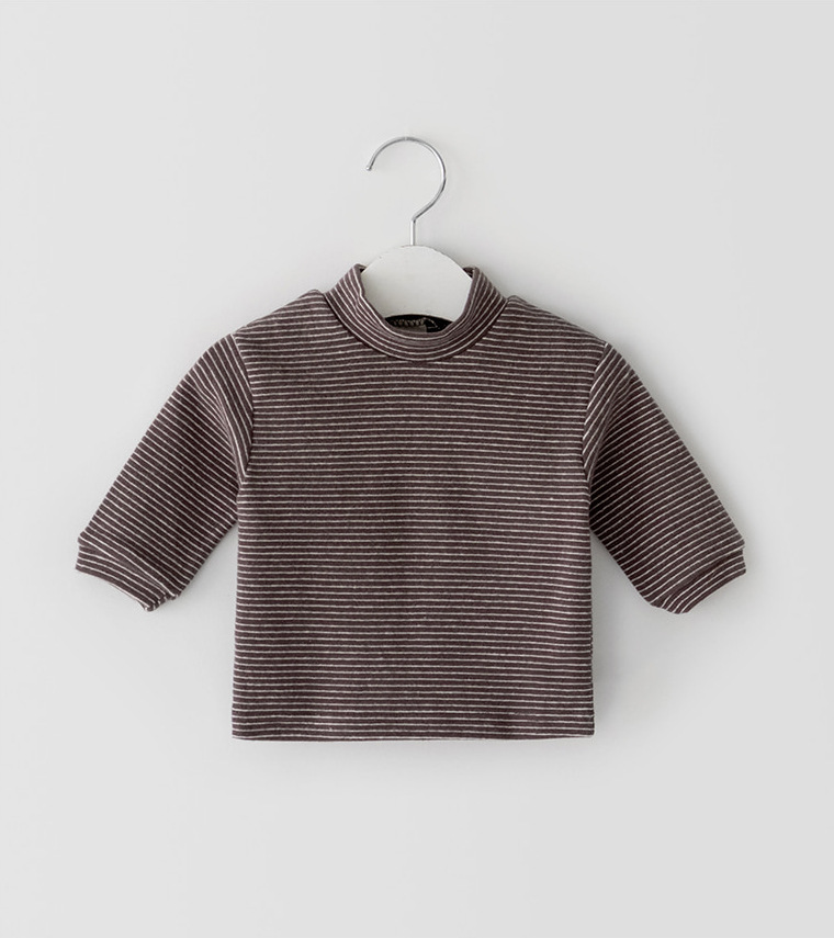 Children's Half High Neck Long Sleeve Warm Top