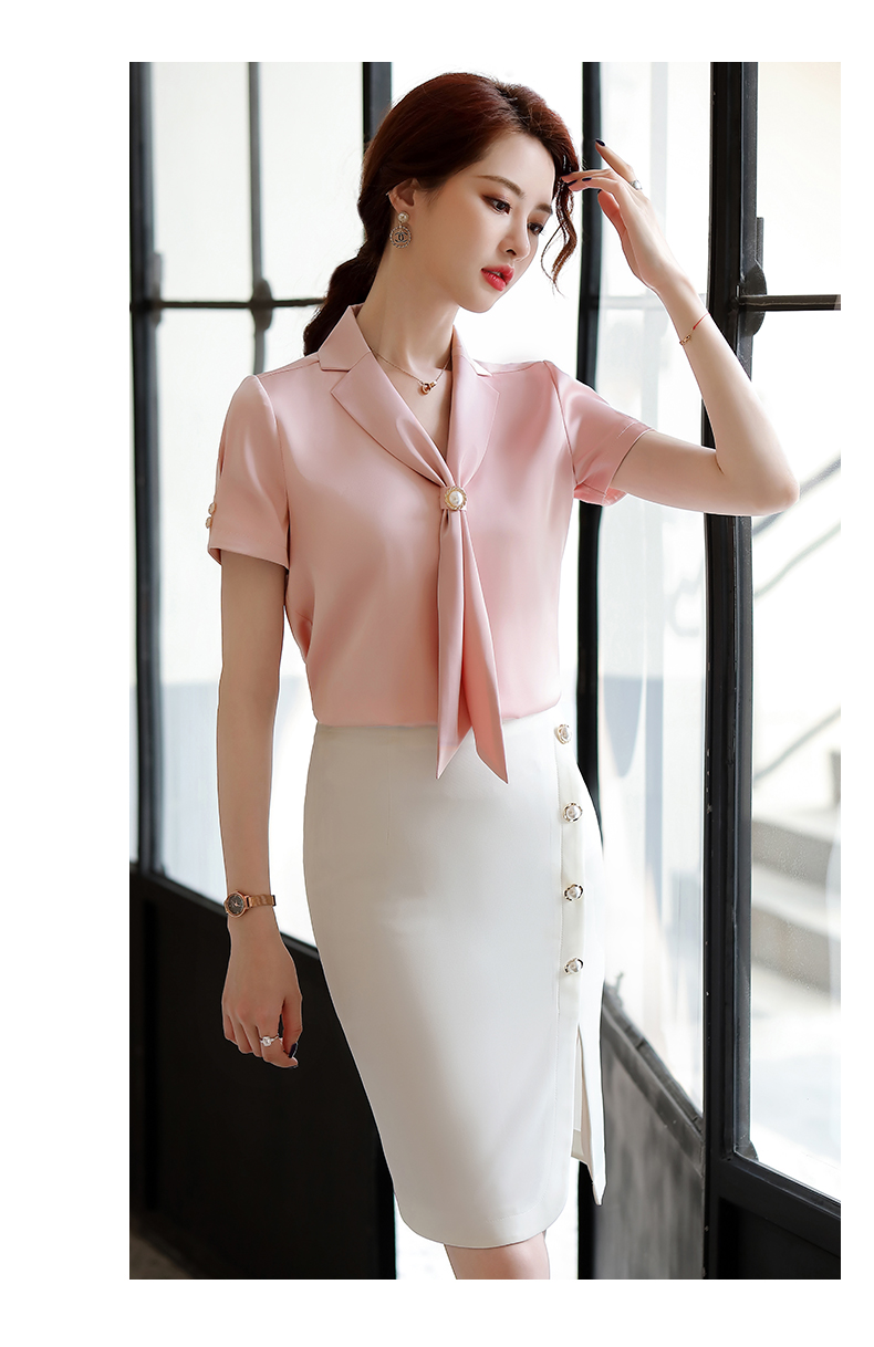 Title 4, Temperament Fluttering Wide Loose Silk Shirt Go...