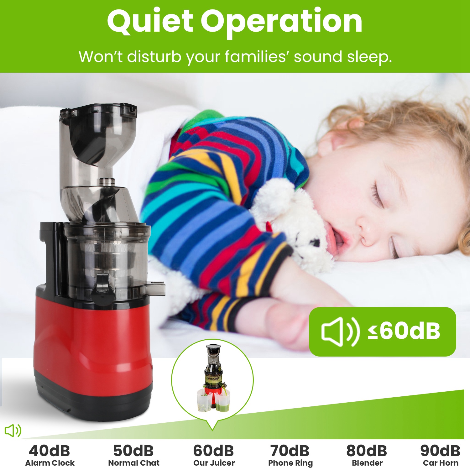 1Pc Cold Press Juicer Machine 300W Electric Slow Masticating Juicer For Whole Vegetable And Fruit With Reverse Function 2 Containers Cleaning Brush Clear Marks Easy Cleaning Fedex Shipping — foto 4