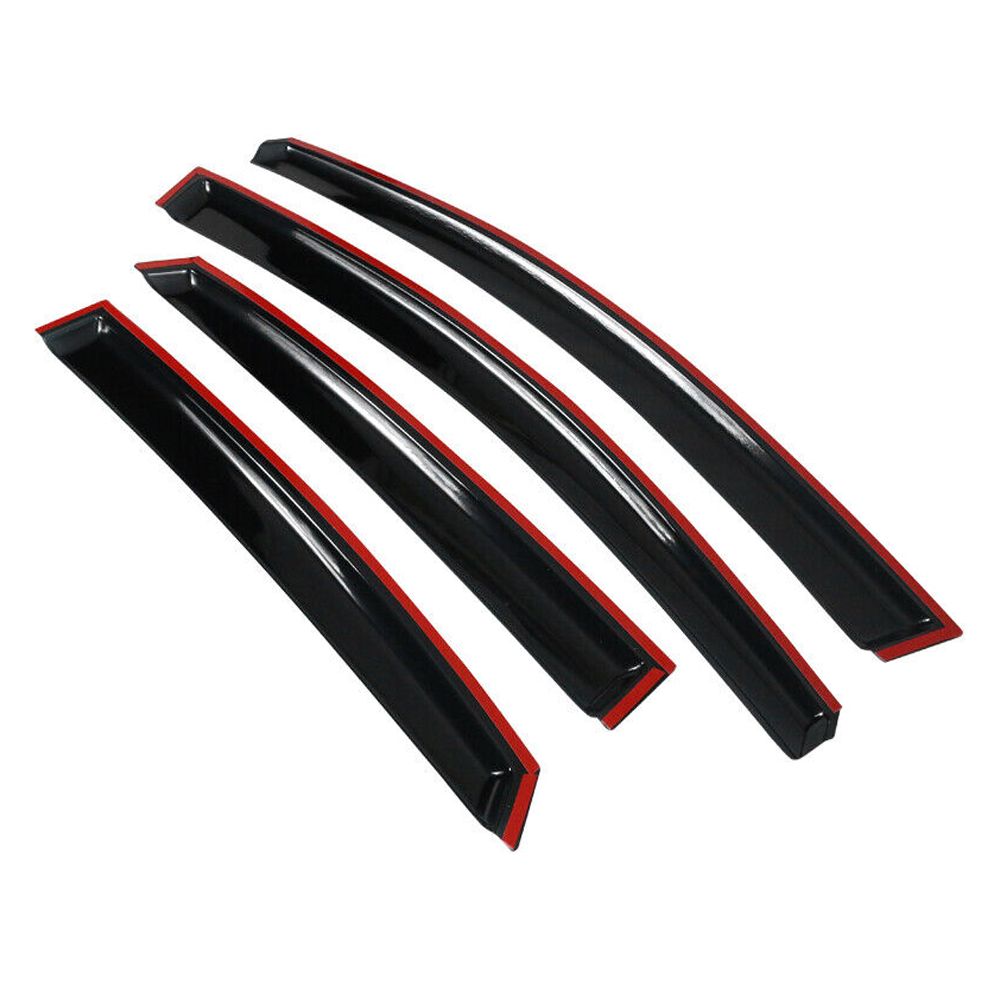 For 13-19 N Issan Sentra Sedan 4DR Window Visors Rain Sun Guard Vent 4 Pieces Set