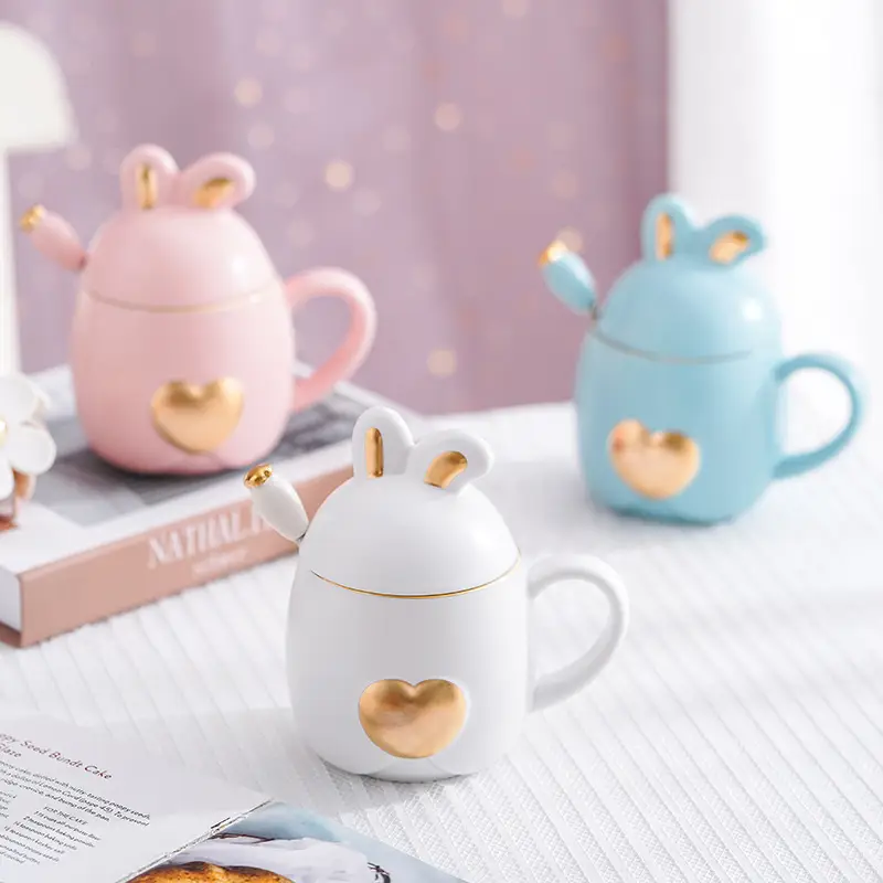 Art Cute Creative Gift Ceramic Water Cup