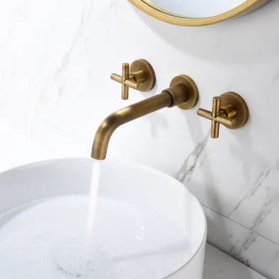Bathroom Faucets, Wall-mounted Bathroom Sink Faucets