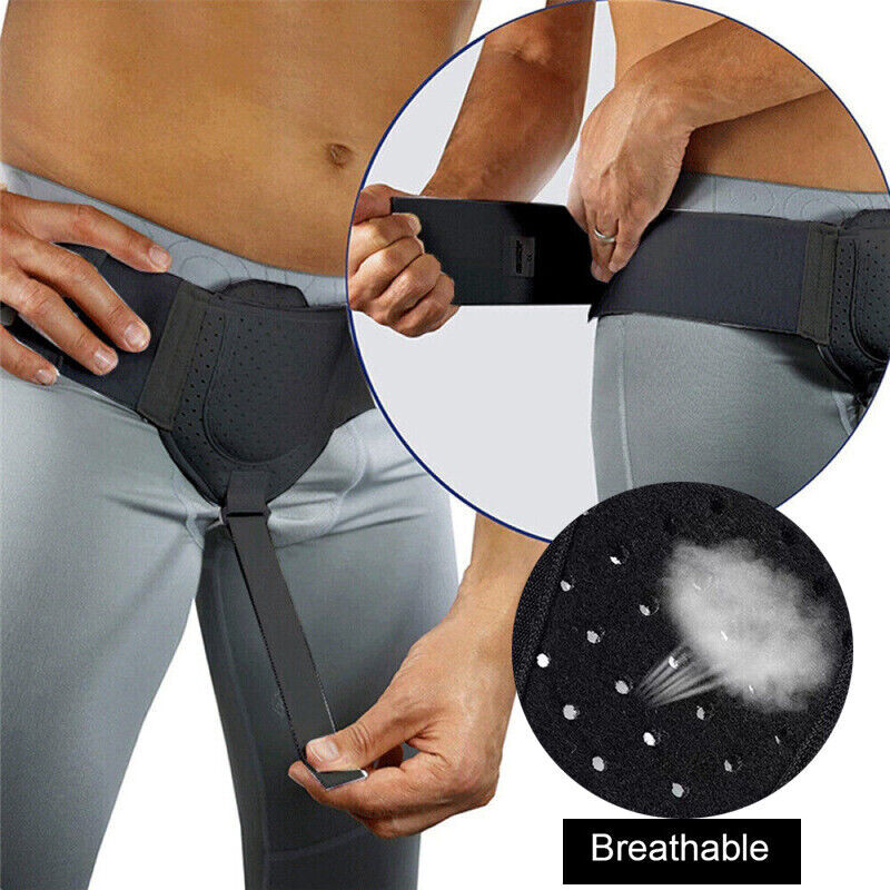 Inguinal Groin Hernia Belt Abdominal Removable Support Truss Brace Men — image 7