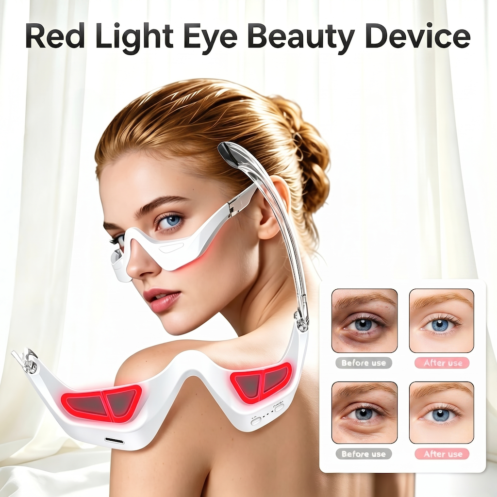 3D Eye Massager With Red Light