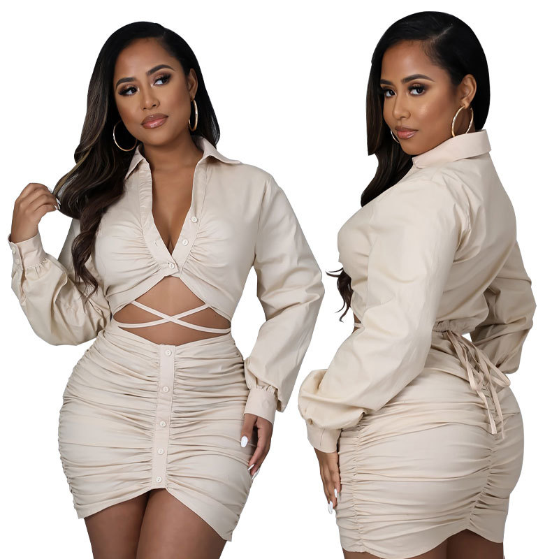 Age Set Skirt European And American Women's Two-piece Skirt