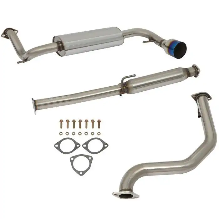 1990-1991 Honda CRX 1.5L 4.5' Tip Muffler Catback Exhaust System Ban The Sale Of Amazon