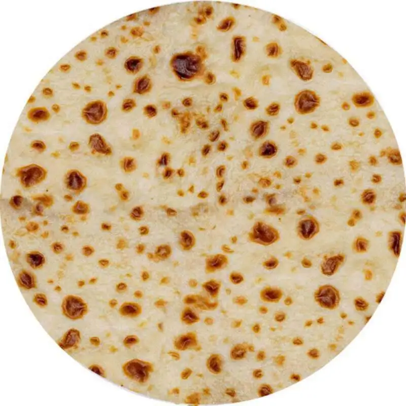 Mexican Pizza Burrito Creative Nap Blanket - Biscuits