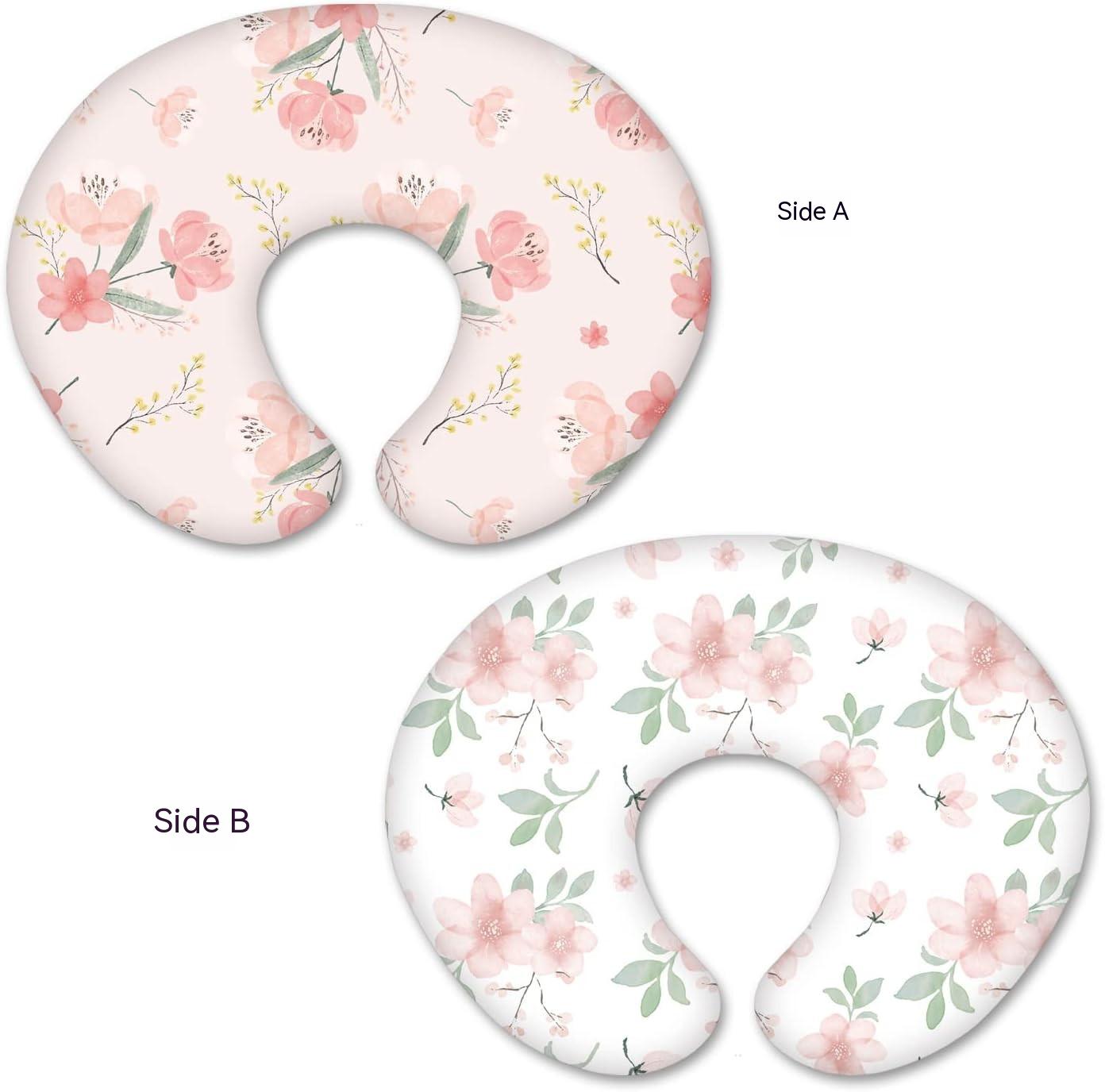 Pink Floral Pillowcase