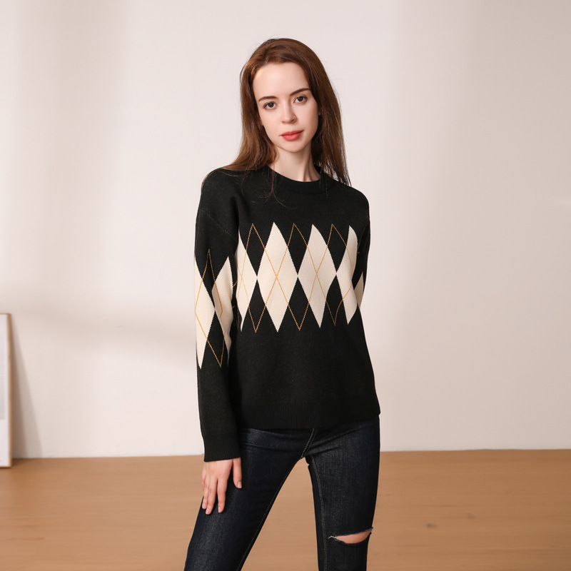 Sweater Women's Fall Thickened Round Neck Bottoming Shirt