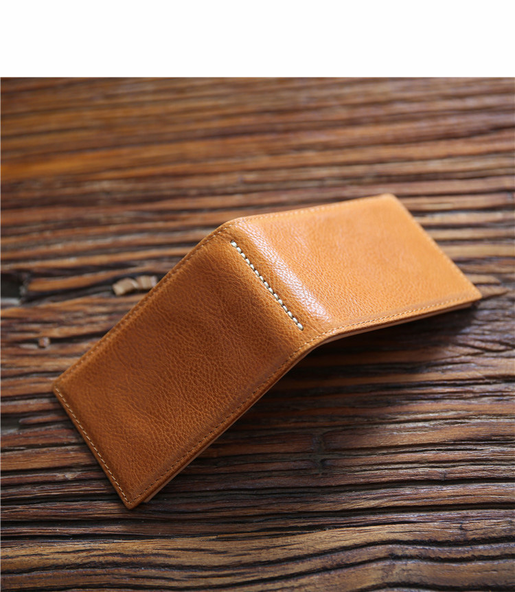 Handmade Retro Men's Wallet and ID Card Holder
