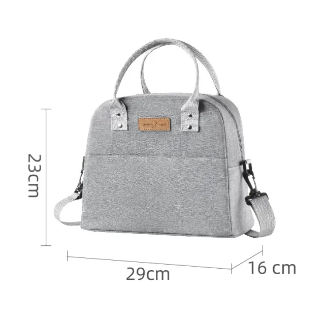 Outdoor Travel Insulation Handheld Crossbody Bag Grey - Shop at LoveMi