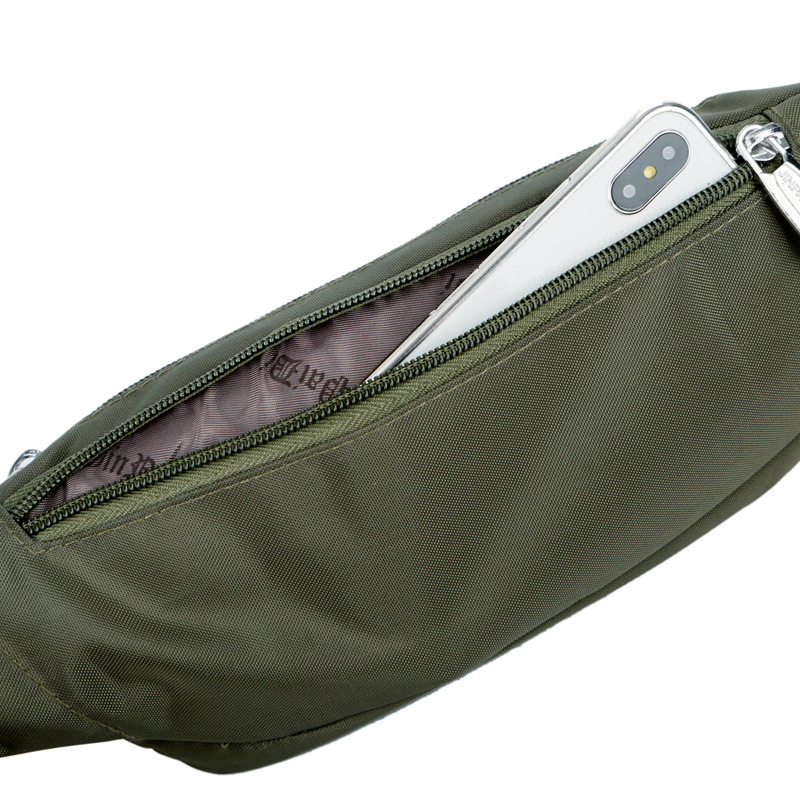 حقيبة خصر رجالية من النايلون للرياضة والترفيه على الكتف الواحد