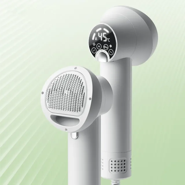 Smart Pet Hair Dryer Dog Golden Retriever Cat Grooming Hairdressing Blow & Comb Silent No Harm Pet Cleaning Supplies Pet Products White - Shop at LoveMi