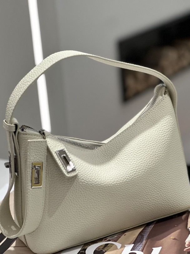 Sac sous les bras en cuir de vache de première couche – Image 4