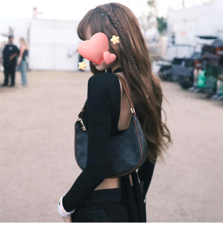 Slim Fit Hanging Neck T-shirt Versatile For Women