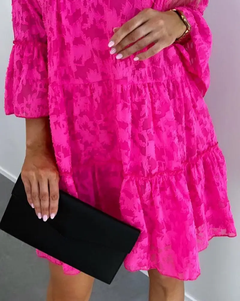 Women's Special Fabric Commuter Shirt Dress