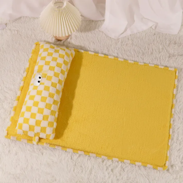 Cat's Nest For All Four Seasons Universal Kennel Large Dog Cushion Summer Pet Nest Cat Sleeping Mat Yellow - Shop at LoveMi