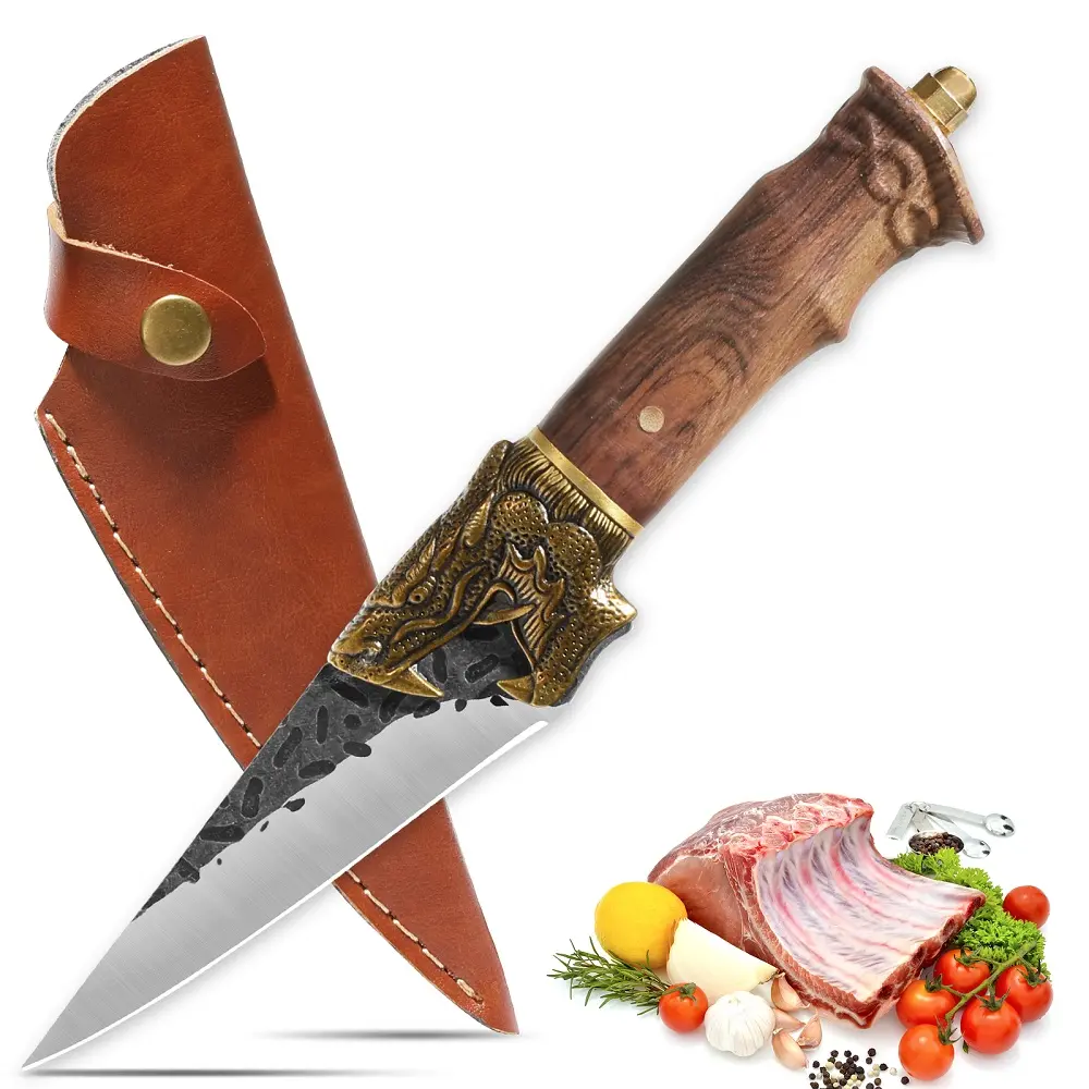 Qulajoy Boning Knife - Hand Forged Camping