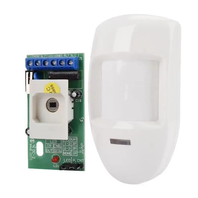 Wired Pir Motion Sensor Passive Infrared Detector Wall Mounted