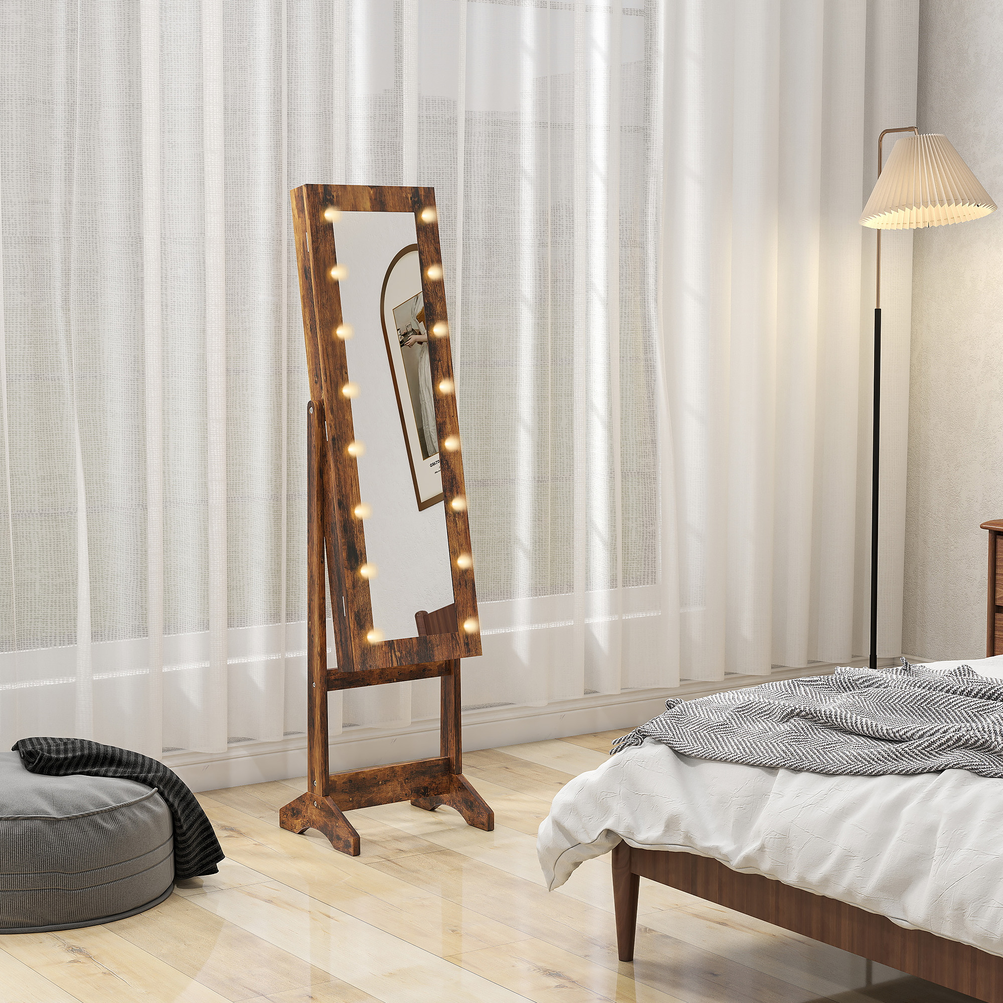 Independent Mirror Jewelry Storage Cabinet — image 9