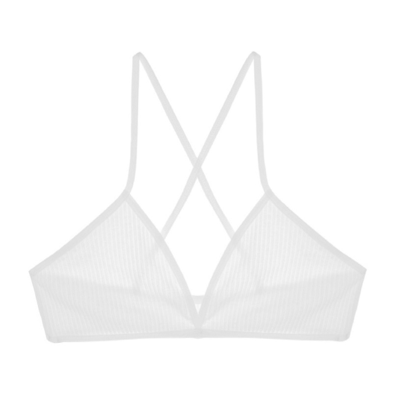 Title 2, French Triangle Cup Bra Wireless Underwear Thre...