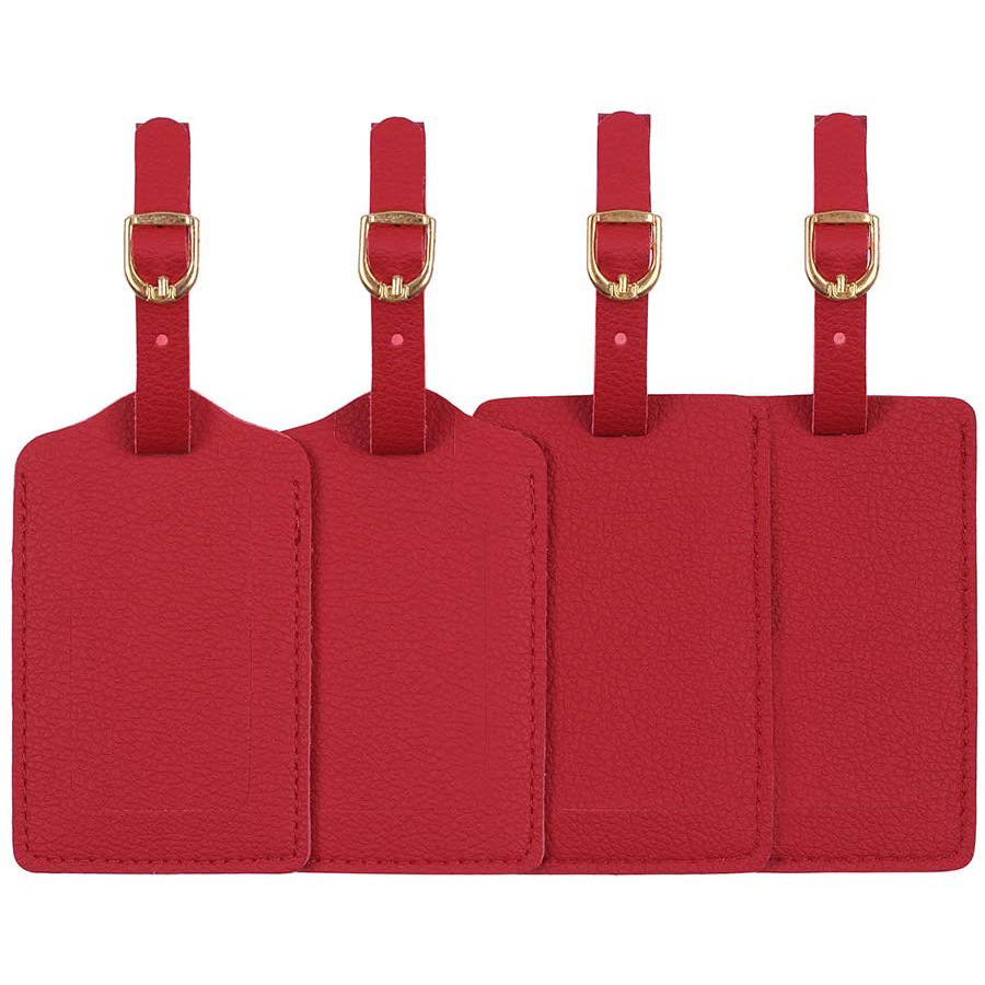 New PU Leather Boarding Pass For Luggage Travel