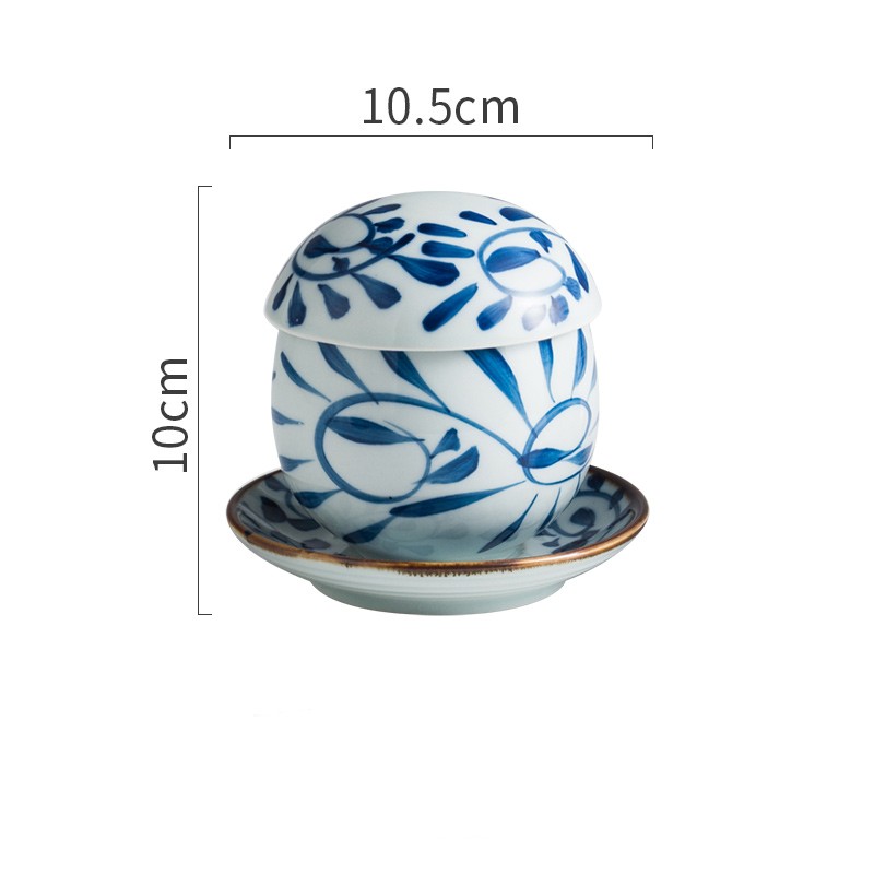 Title 7, Japanese Ceramic Soup Cup With Lid