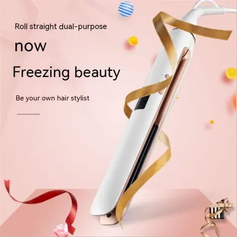 Hair Curler and Straightener Dual-use Air Bangs
